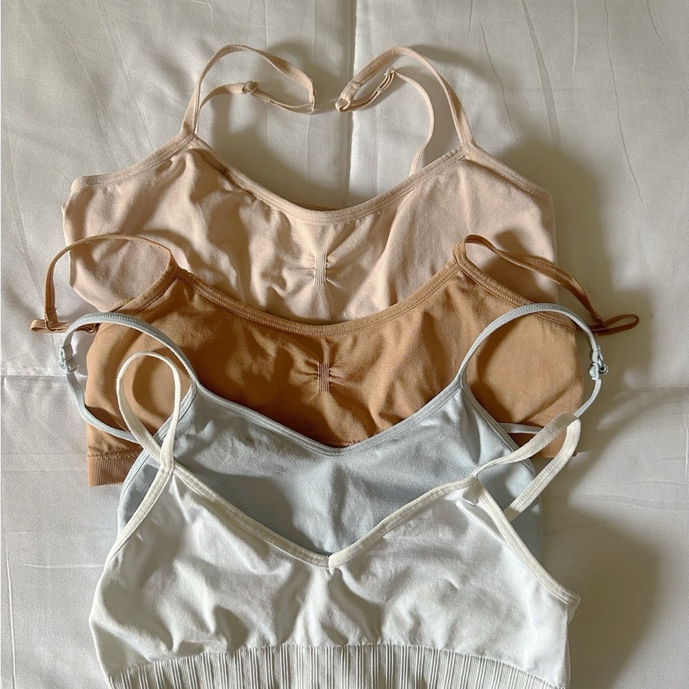 Girls neutral bralette bundle